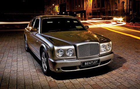 Bentley Arnage tyres and geometry